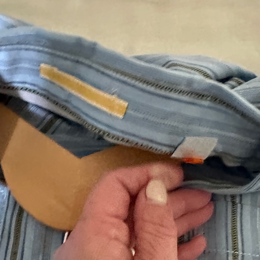 Tommy Bahama Light Blue Striped Button Down Shirt - Picture 6 of 8